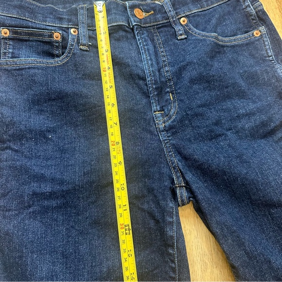 J.Crew 9" Mid Rise Vintage Slim Straight Jeans Resin Rinse Womens Size 29 - Picture 13 of 16